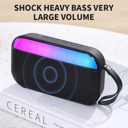 BS56 Bluetooth 5.0 TWS Wireless Speaker IPX7 Waterproof Portable Loudspeaker with Lanyard