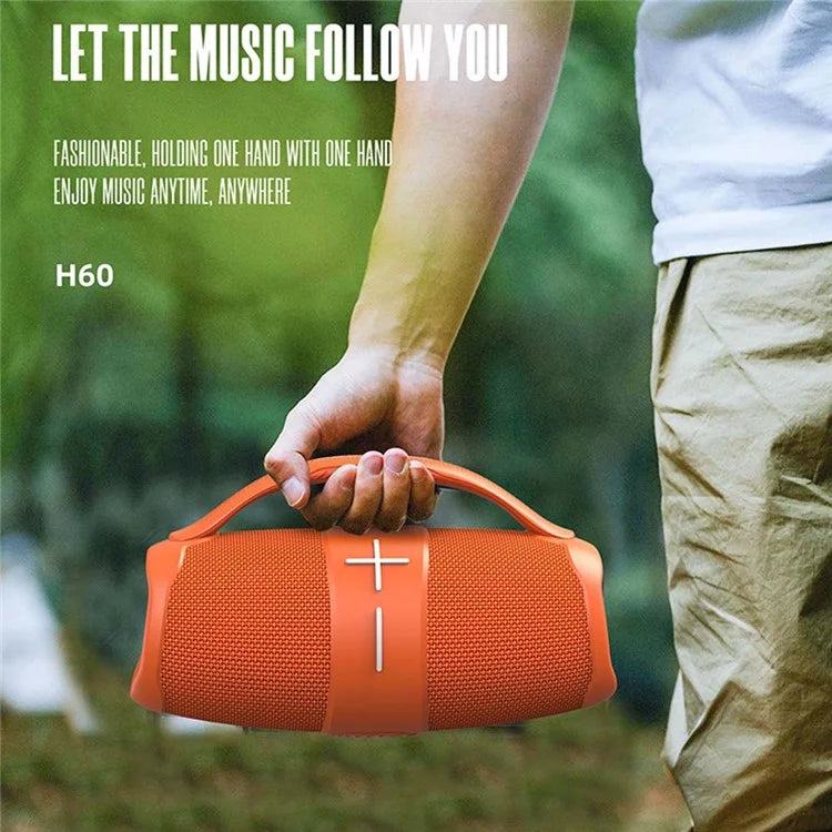 HOPESTAR H60 Boombox Speaker with Handle Portable Bluetooth Subwoofer Music Player