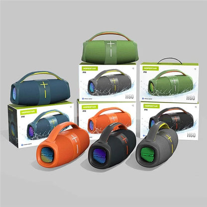 HOPESTAR H60 Boombox Speaker with Handle Portable Bluetooth Subwoofer Music Player