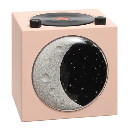 T20 Half Moon Black Gel Atomic Record Player Retro Bluetooth Speaker Desktop Subwoofer