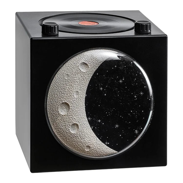 T20 Half Moon Black Gel Atomic Record Player Retro Bluetooth Speaker Desktop Subwoofer
