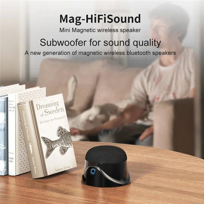 CQ-01 Wireless Bluetooth TWS Speaker Stereo Sound Magnetic Mini Subwoofer