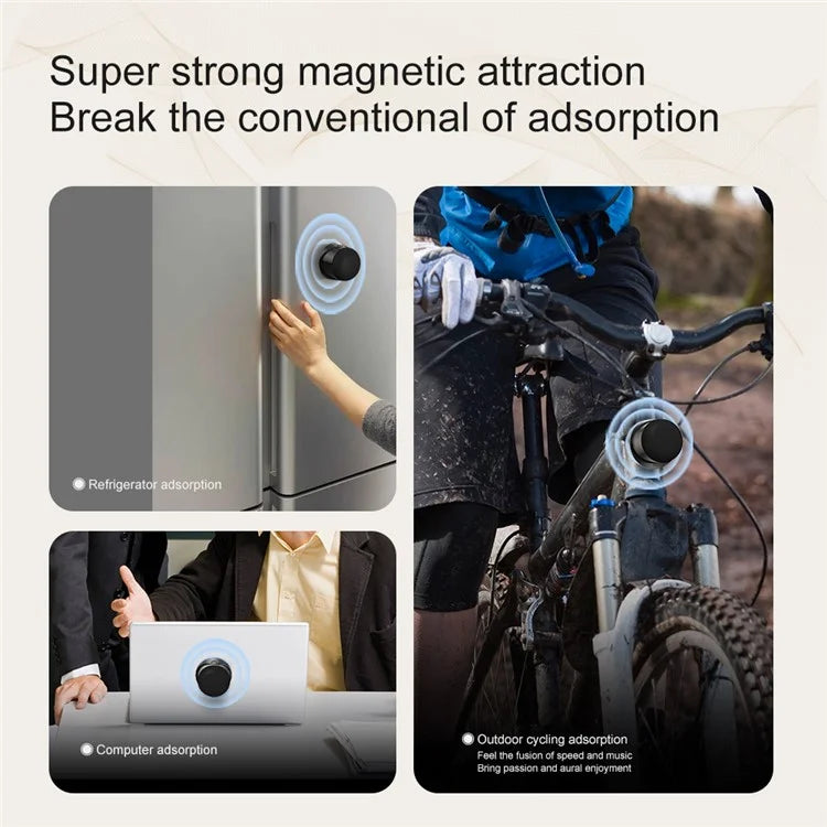 CQ-01 Wireless Bluetooth TWS Speaker Stereo Sound Magnetic Mini Subwoofer