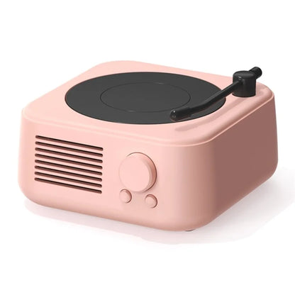 Round X17 Vintage Phonograph Record Player Wireless Bluetooth Music ...