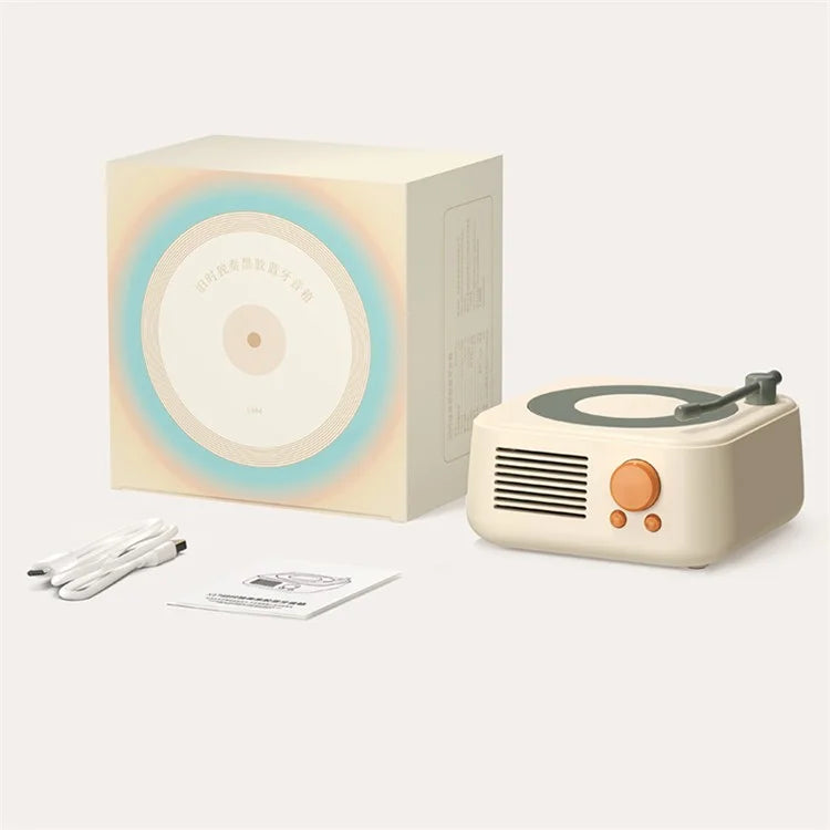 Round X17 Vintage Phonograph Record Player Wireless Bluetooth Music ...