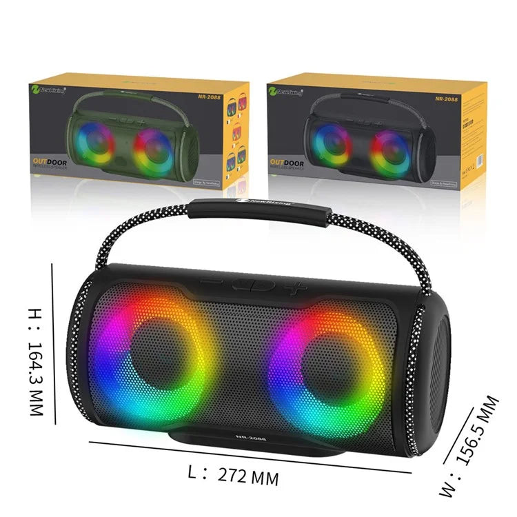 NEWRIXING NR-2088 TWS Wireless Portable Bluetooth Speaker 16W Audio Player Support TF Card