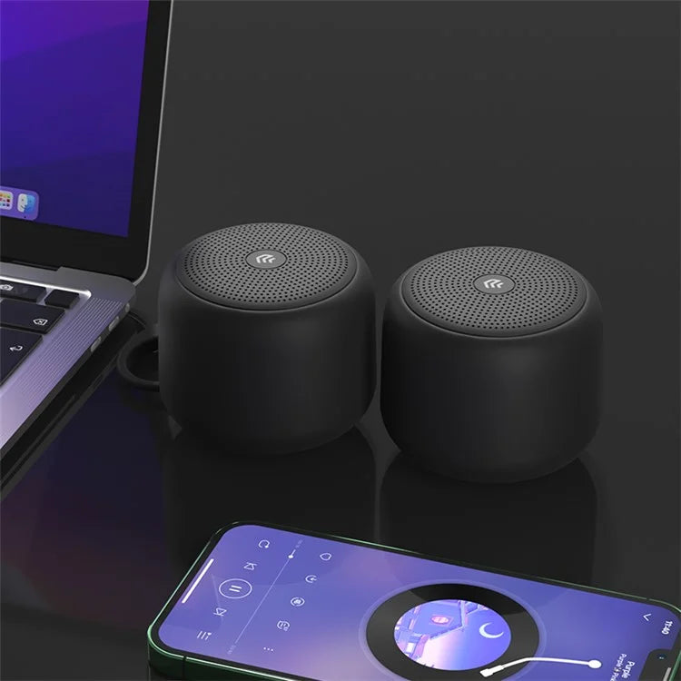 DEVIA Kintone Series BT2602 Mini Waterproof Bluetooth Speaker Wireless Music Subwoofer with Lanyard