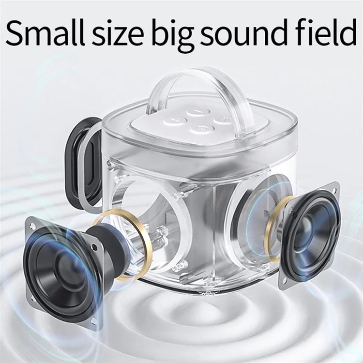 Y1 Mini Portable Bluetooth Speaker Outdoor Indoor Karaoke Machine with 1 Microphone