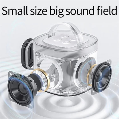 Y1 Mini Portable Bluetooth Speaker Outdoor Indoor Karaoke Machine with 1 Microphone