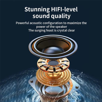 ONEDER D3 Retro Bluetooth Speaker Subwoofer HIFI Wireless Speaker