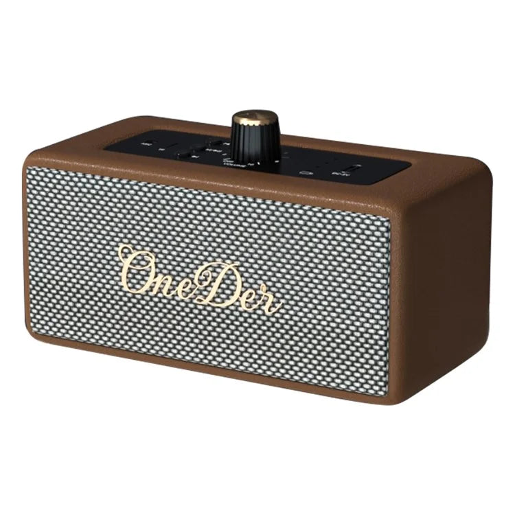 ONEDER D3 Retro Bluetooth Speaker Subwoofer HIFI Wireless Speaker