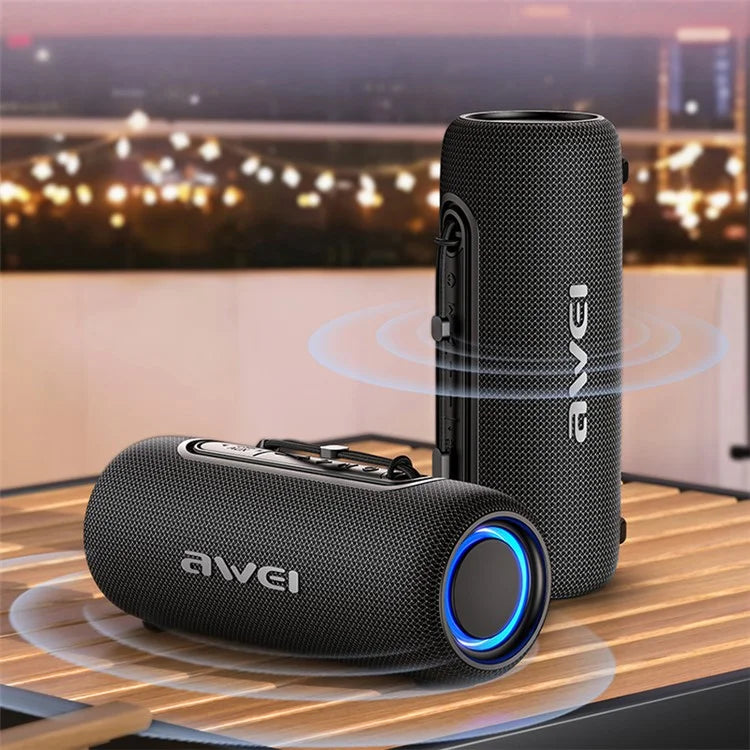 AWEI KA8 RGB Lights Bluetooth Speaker Portable Speaker IPX5 Waterproof
