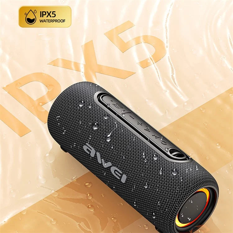 AWEI KA8 RGB Lights Bluetooth Speaker Portable Speaker IPX5 Waterproof