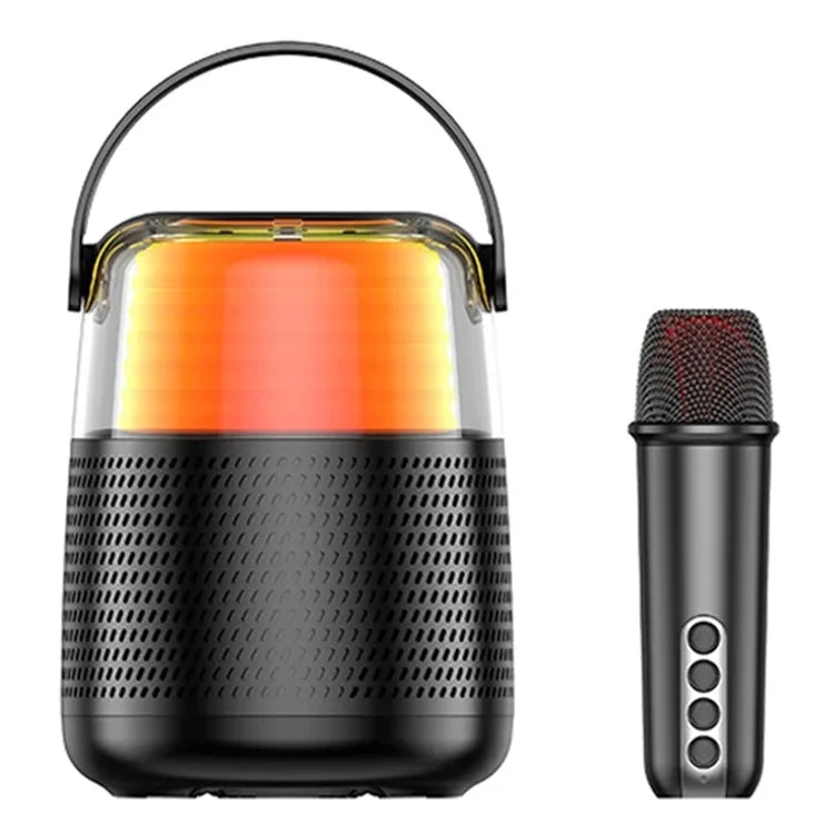 AWEI Y387 Karaoke Machine with Microphone Portable RGB Bluetooth Speaker