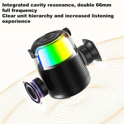 AWEI Y387 Karaoke Machine with Microphone Portable RGB Bluetooth Speaker