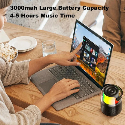 AWEI Y387 Karaoke Machine with Microphone Portable RGB Bluetooth Speaker