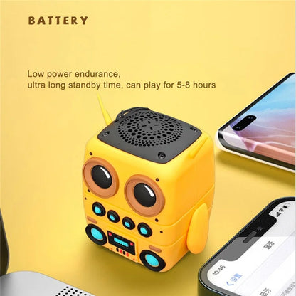 Cute Cartoon Mini Bluetooth Speaker Outdoor IP67 Waterproof Wireless Speaker Music Player