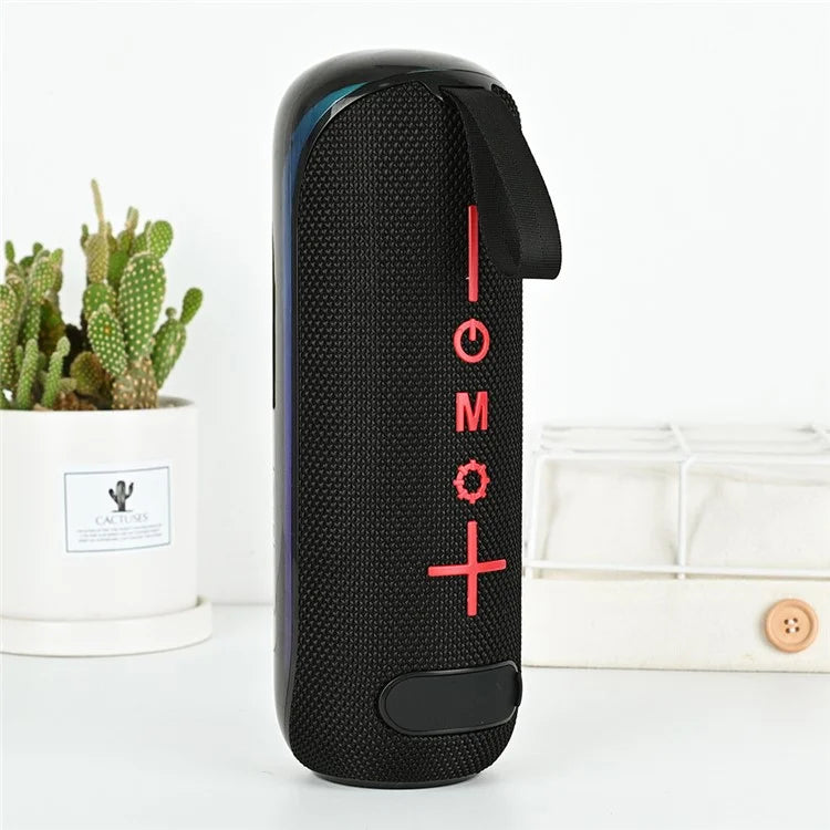 T&G TG-384 Mini Portable Bluetooth Speaker RGB Light Wireless Music Subwoofer Support TF  /  U-disk