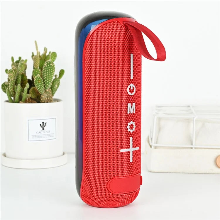 T&G TG-384 Mini Portable Bluetooth Speaker RGB Light Wireless Music Subwoofer Support TF  /  U-disk