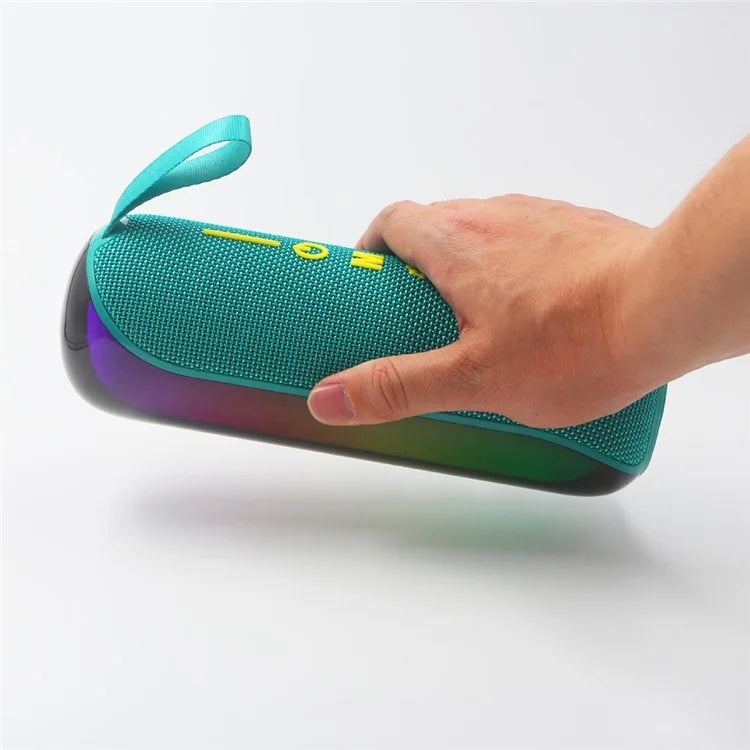 T&G TG-384 Mini Portable Bluetooth Speaker RGB Light Wireless Music Subwoofer Support TF  /  U-disk