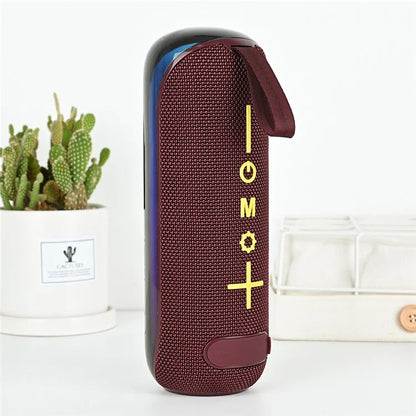 T&G TG-384 Mini Portable Bluetooth Speaker RGB Light Wireless Music Subwoofer Support TF  /  U-disk