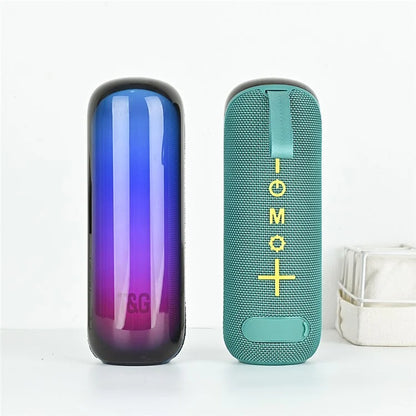 T&G TG-384 Mini Portable Bluetooth Speaker RGB Light Wireless Music Subwoofer Support TF  /  U-disk