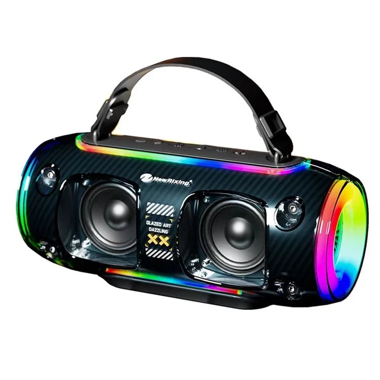 NR8806 Outdoor Waterproof Wireless Bluetooth Speaker RGB Light Rhythm Subwoofer