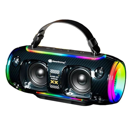 NR8806 Outdoor Waterproof Wireless Bluetooth Speaker RGB Light Rhythm Subwoofer