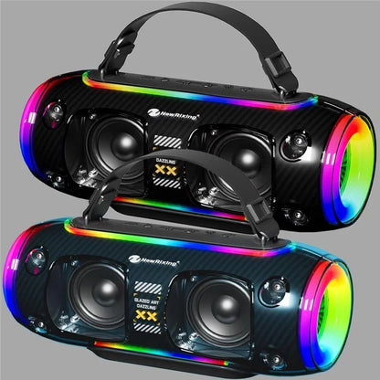 NR8806 Outdoor Waterproof Wireless Bluetooth Speaker RGB Light Rhythm Subwoofer