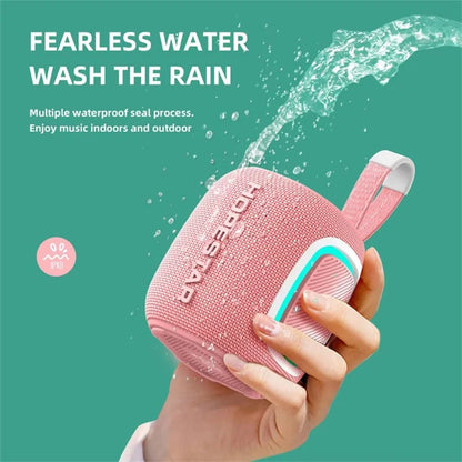 HOPESTAR P66 5W Outdoor Wireless Bluetooth Speaker Portable Subwoofer with Carrying Rope