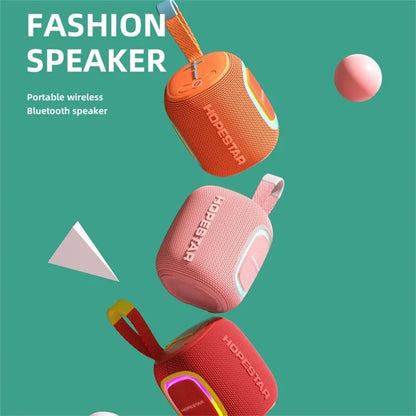 HOPESTAR P66 5W Outdoor Wireless Bluetooth Speaker Portable Subwoofer with Carrying Rope