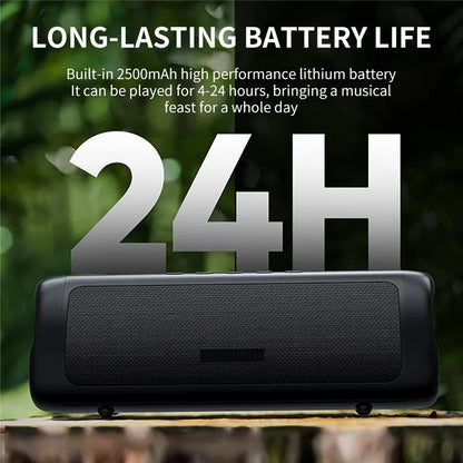CYBORIS C27 Portable Colorful Light Bluetooth Speaker Waterproof Sound Subwoofer