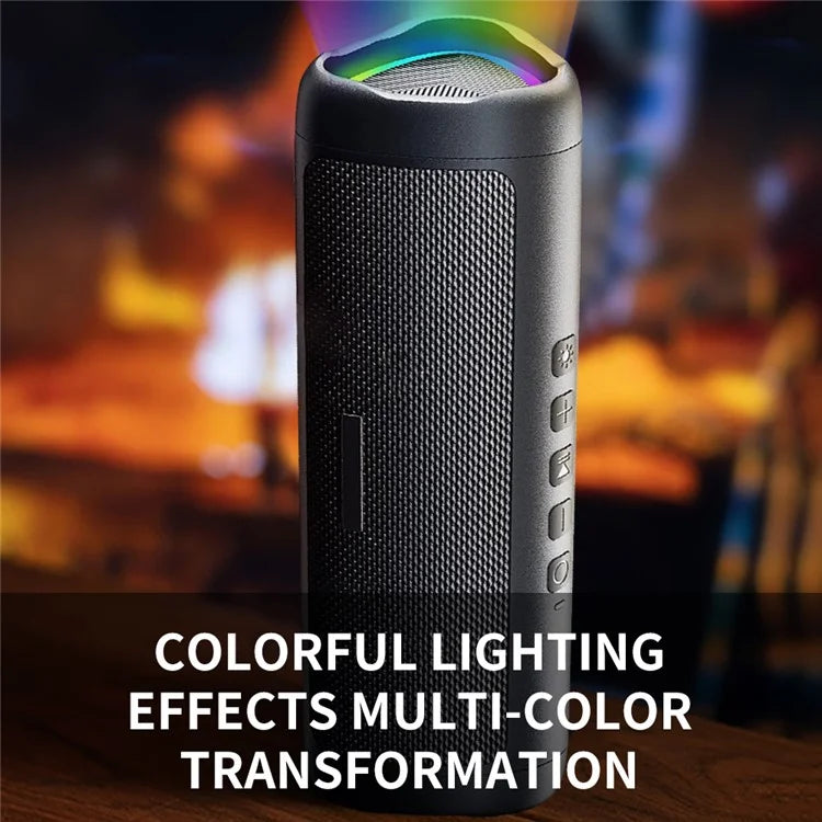 CYBORIS C27 Portable Colorful Light Bluetooth Speaker Waterproof Sound Subwoofer