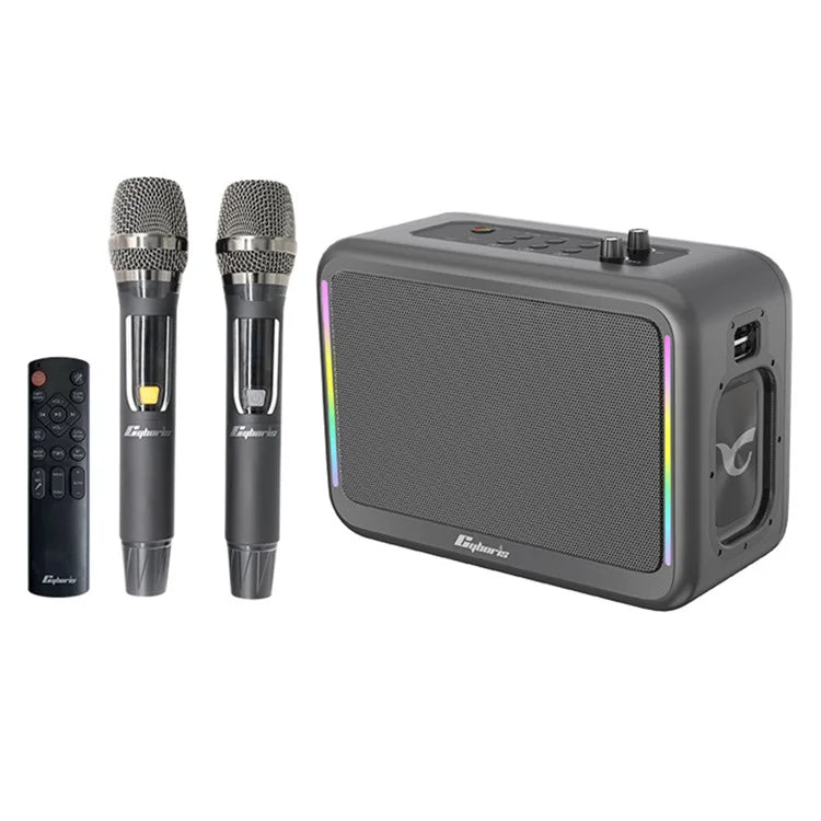 CYBORIS X14 200W High Power Outdoor Karaoke TWS Bluetooth Speaker with Microphone and Remote