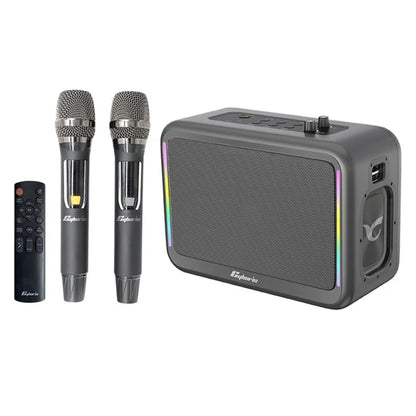 CYBORIS X14 200W High Power Outdoor Karaoke TWS Bluetooth Speaker with Microphone and Remote