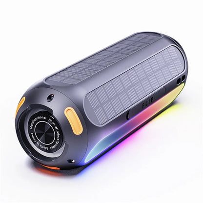 CYBORIS S8 30W Solar Magnetic Bluetooth Speaker with RGB Colorful Light Effects