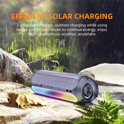CYBORIS S8 30W Solar Magnetic Bluetooth Speaker with RGB Colorful Light Effects