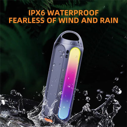 CYBORIS S8 30W Solar Magnetic Bluetooth Speaker with RGB Colorful Light Effects