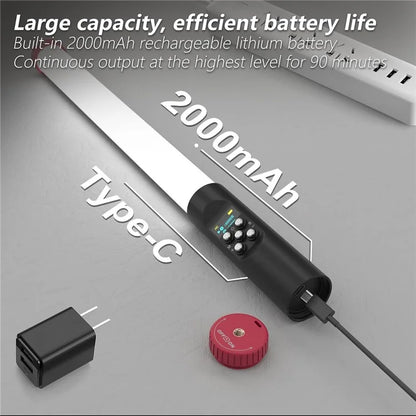 PULUZ PU3550 Waterproof Photographic Light RGB Diving Stick Light with Remote Controller