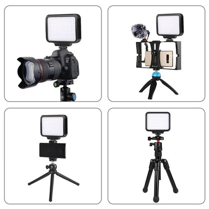 PULUZ PU634 RGB Photography Lamp Skin Beauty Live Streaming LED Fill Light for Camera Phone