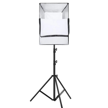 PULUZ PKT3111 3200K-5600K LED Studio Light with Softbox Photography Kit Set