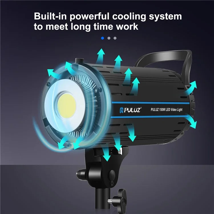 PULUZ PKT3111 3200K-5600K LED Studio Light with Softbox Photography Kit Set
