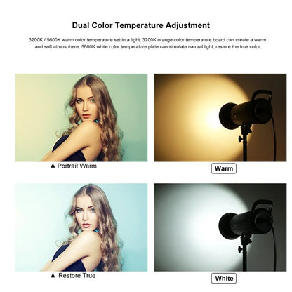 PULUZ PKT3108 Photography Kit Set 3200K-5600K 150W Video Light with Softbox Remote Control Light Holder