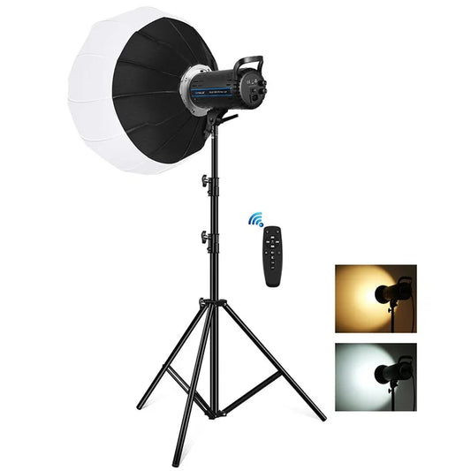 PULUZ PKT3105 Photography Studio Video Light with 2.8m Light Stand and Softbox Kit Set