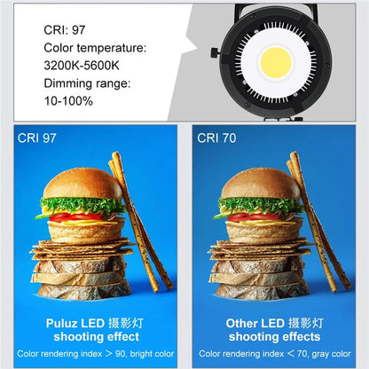PULUZ PKT3105 Photography Studio Video Light with 2.8m Light Stand and Softbox Kit Set