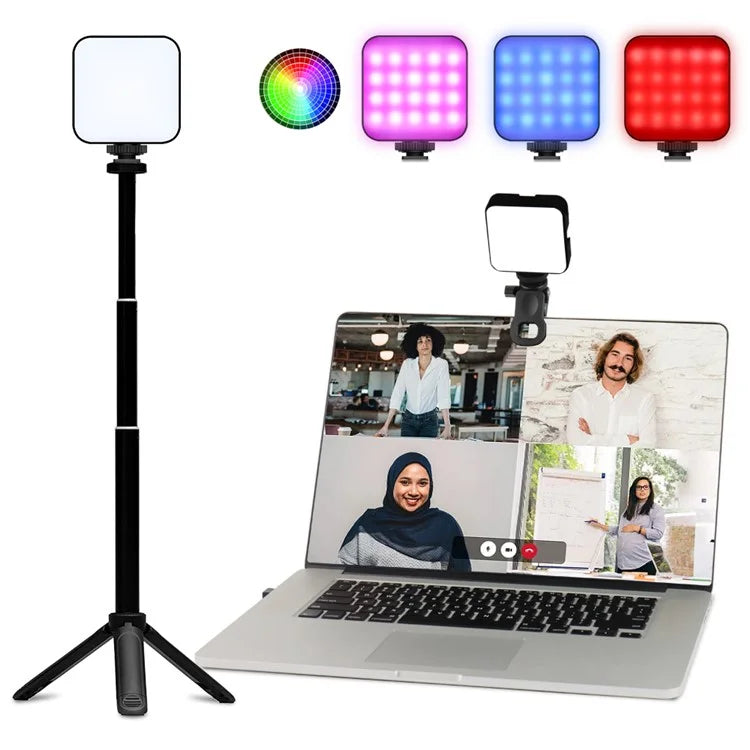 VLOGLITE T64RGB Cell Phone Camera Video Fill Light Mini Pocket Beauty Light Portable RGB Fill Light