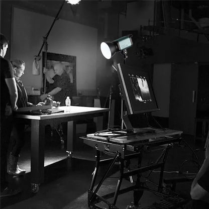 VLOGLITE P100 100W High Powerful Bright COB LED Light Professional Photography Video Fill Light for Live Streaming, Studio