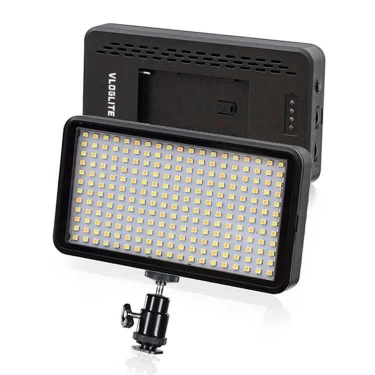 VLOGLITE W228 Portable Photographic Fill Light High-Brightness Video Light with Dual Color Temperature (Battery Not Included)