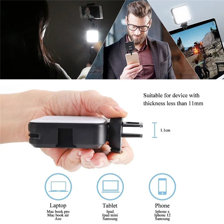 VLOGLITE W64 Dimmable LED Fill Light for Live Broadcast / Video Conference