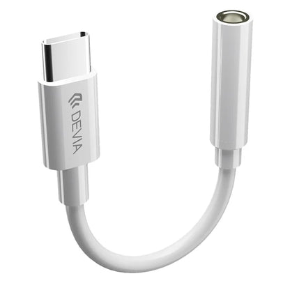 DEVIA Type-C Male to 3.5mm AUX Female Headphone Jack Adapter Cable Converter